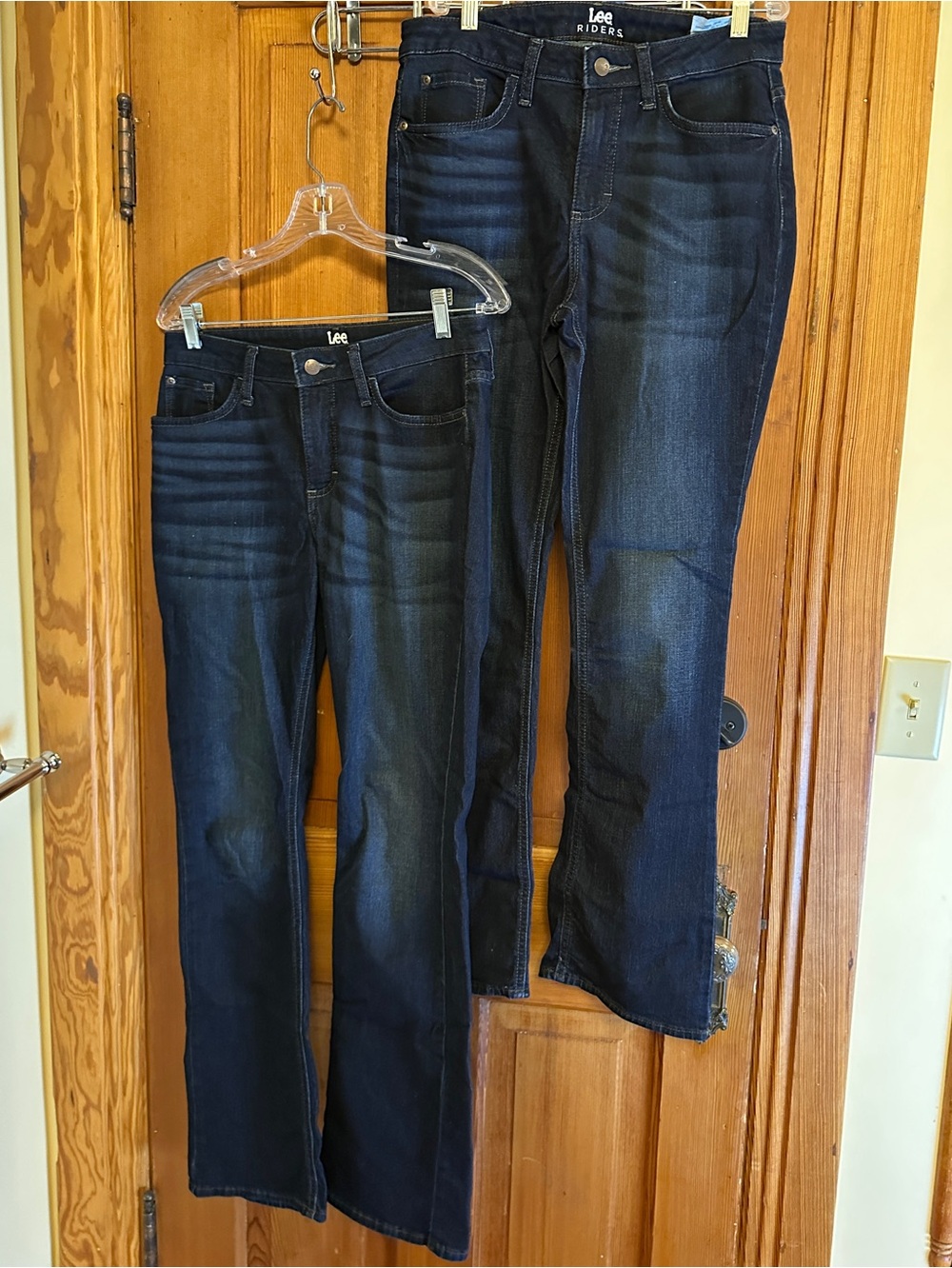 2 pairs - Lee Women's Dark Blue Bootcut Jeans - Classic Comfort